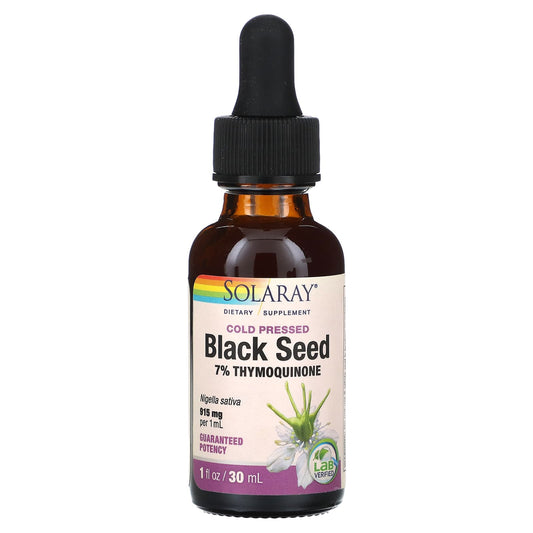 Solaray-Cold Pressed Black Seed -1 fl oz (30 ml)