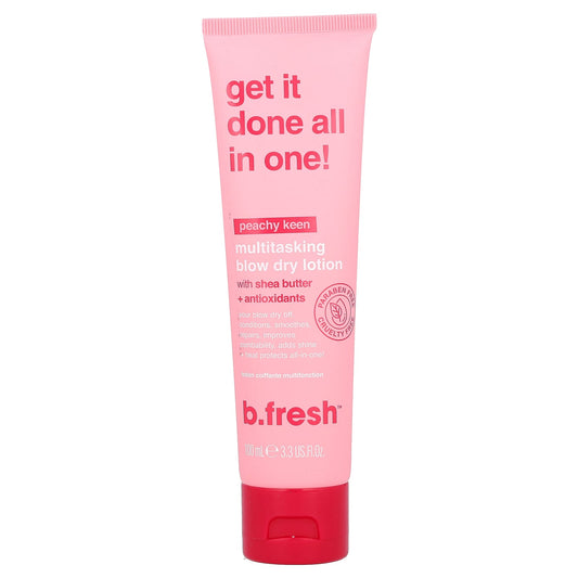 b.fresh-Multitasking Blow Dry Lotion-Peachy Keen-3.3 fl oz (100 ml)