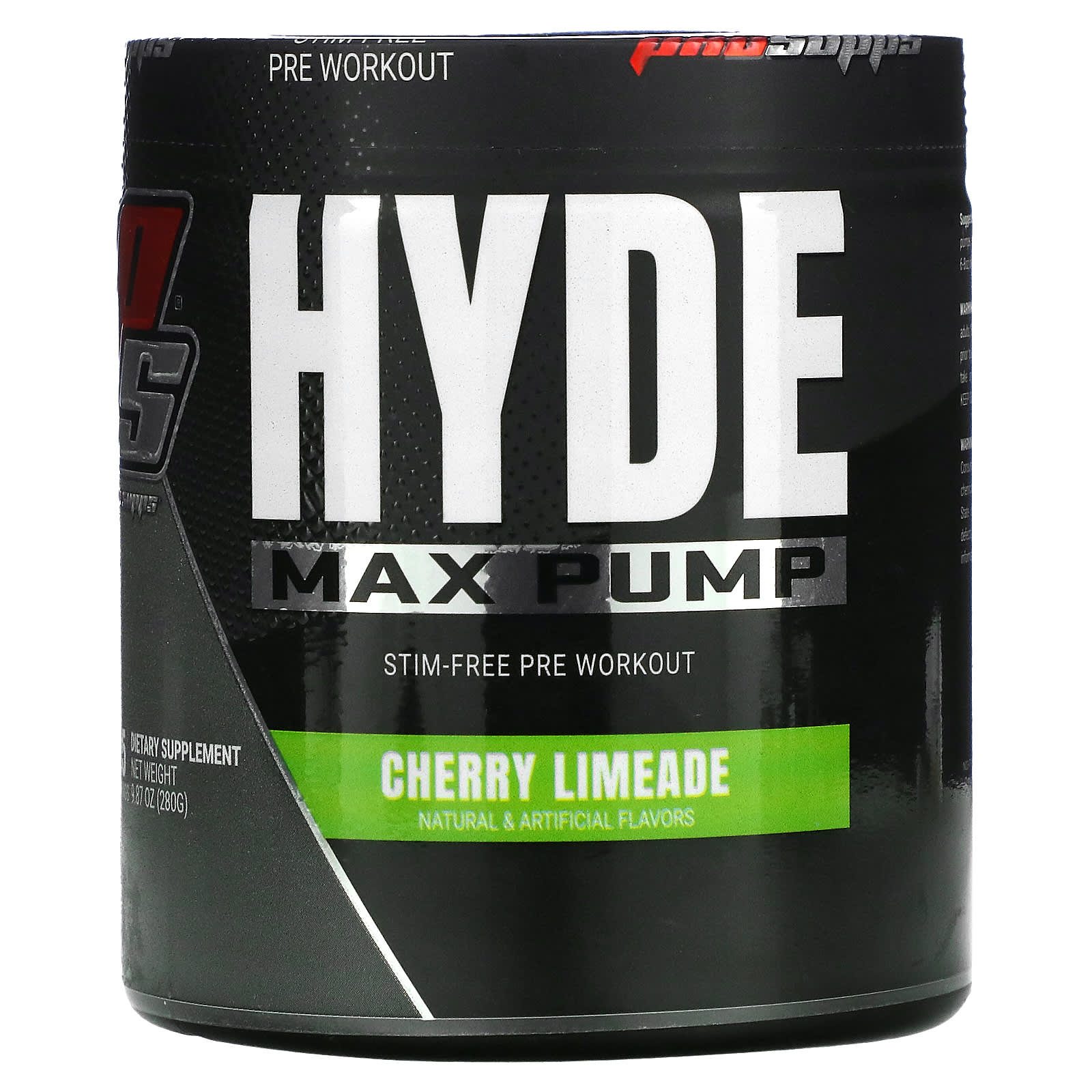 ProSupps-Hyde Max Pump Stim-Free Pre Workout-9.87 Oz (280 g)