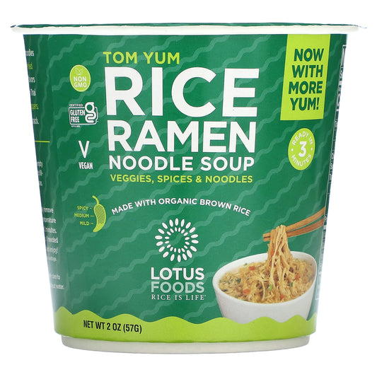 Lotus Foods-Rice Ramen Noodle Soup-Tom Yum-2 oz (57 g)