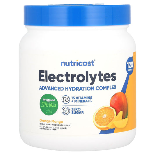 Nutricost-Electrolytes-Orange Mango-24.4 oz (684 g)