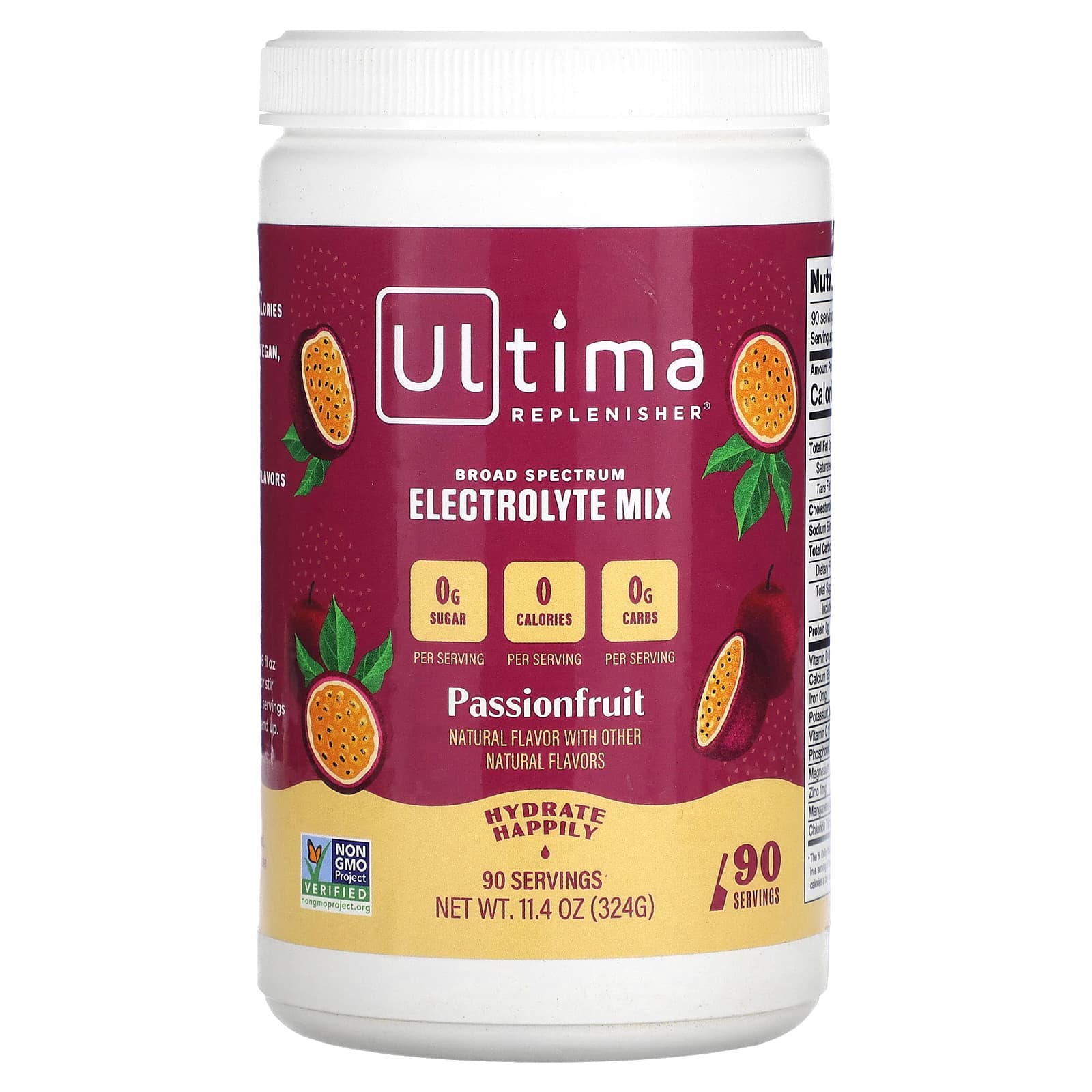 Ultima Replenisher-Electrolyte Mix-Passionfruit-11.4 oz (324 g)