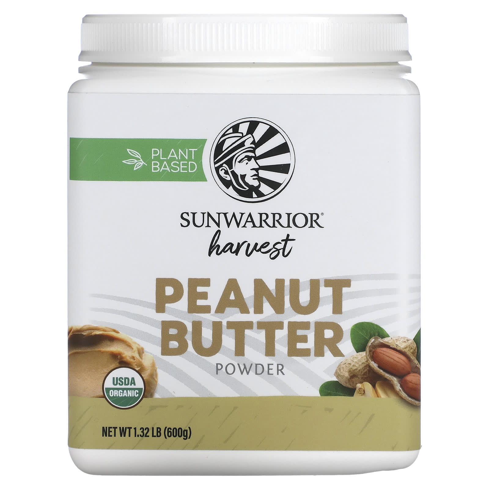 Sunwarrior-Peanut Butter Powder-1.32 lb (600 g)