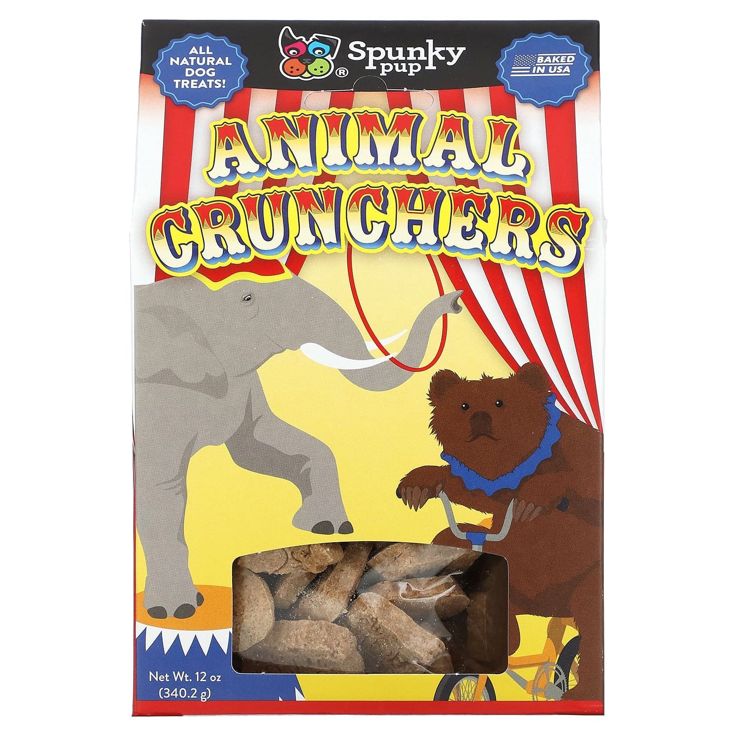 Spunky Pup-Animal Crunchers-12 oz (340.2 g)