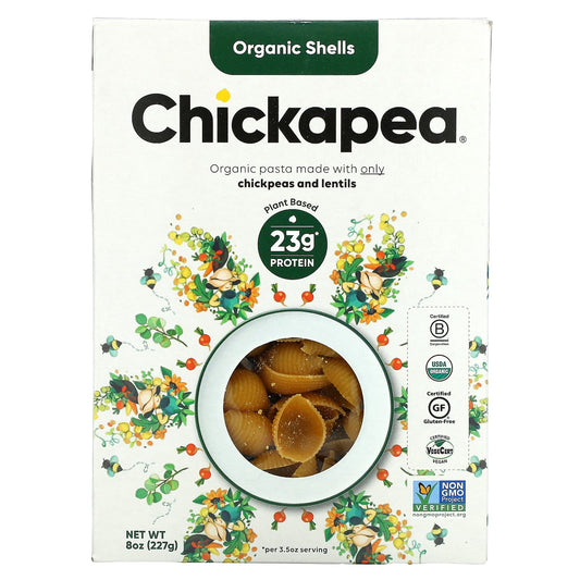 Chickapea-Organic Shells-8 oz (227 g)