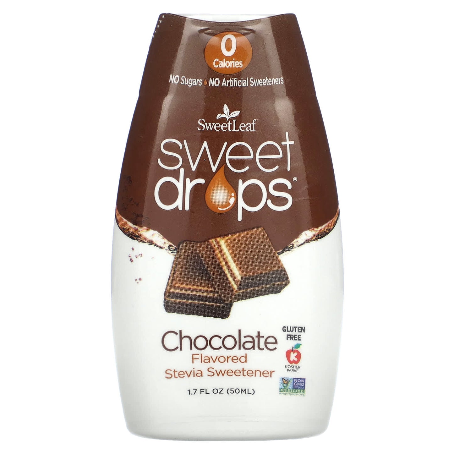 Wisdom Natural-SweetLeaf-Sweet Drops-Chocolate-1.7 fl oz (50 ml)