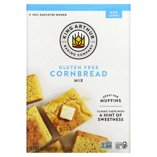 King Arthur Baking Company-Gluten Free Corn Bread Mix-14 oz (397 g)