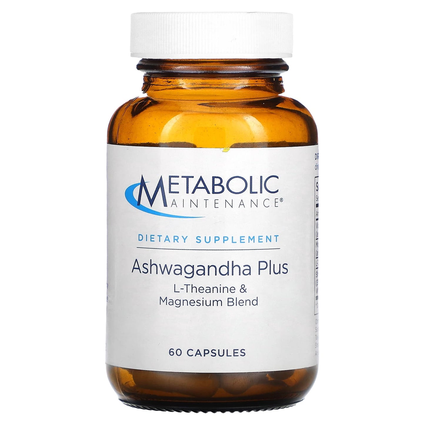 Metabolic Maintenance-Ashwagandha Plus-L-Theanine & Magnesium Blend-60 Capsules