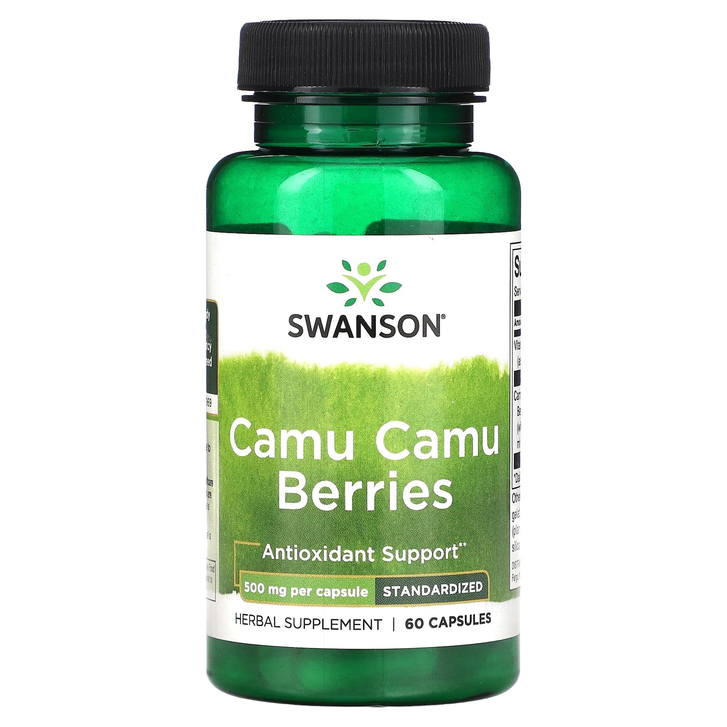 Swanson-Camu Camu Berries-500 mg-60 Capsules