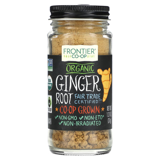 Frontier Co-op-Organic Ginger Root-1.31 oz (37 g)