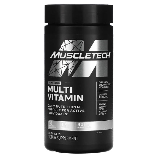 MuscleTech-Platinum Multi Vitamin-180 Tablets