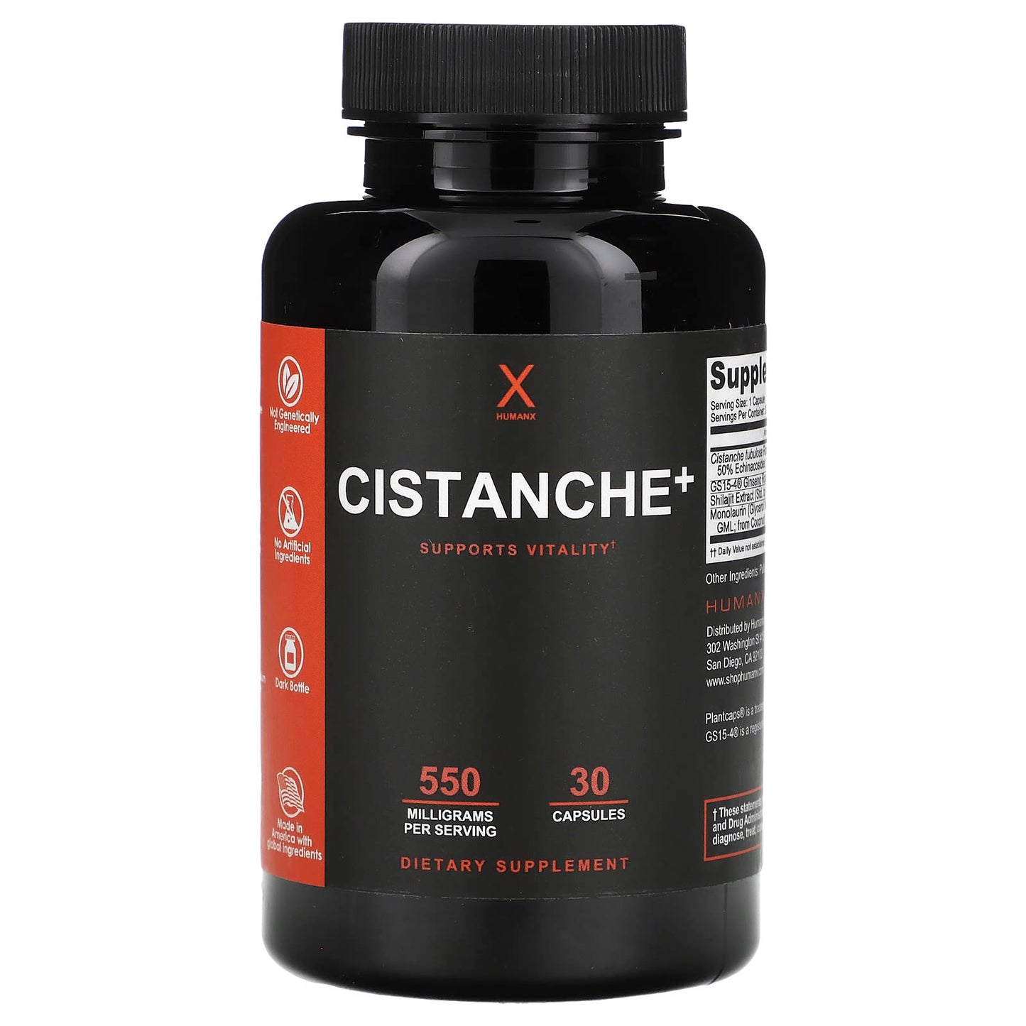 Humanx-Cistanche+-550 mg-30 Capsules