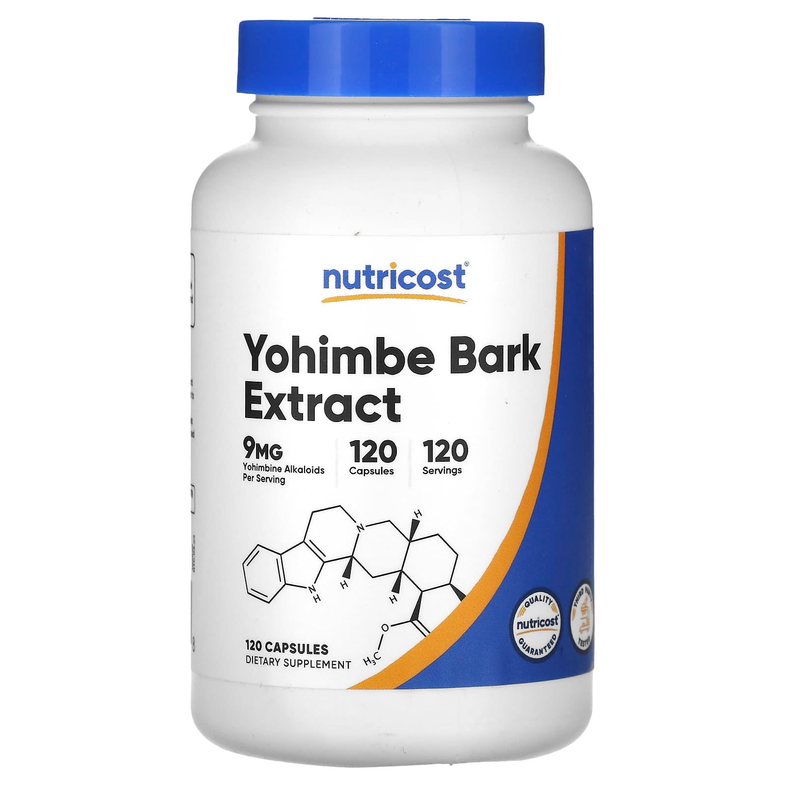 Nutricost-Yohimbe Bark Extract-9 mg-120 Capsules