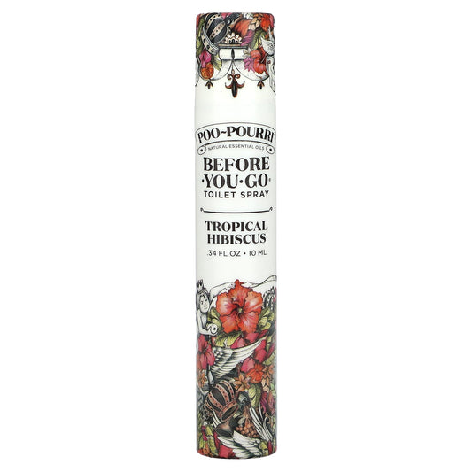 Poo-Pourri-Before-You-Go Toilet Spray-Tropical Hibiscus-0.34 fl oz (10 ml)
