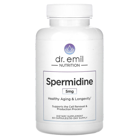 Dr. Emil Nutrition-Spermidine-5 mg-60 Capsules (2.5 mg per Capsule)