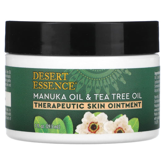 Desert Essence-Therapeutic Skin Ointment-Manuka Oil & Tea Tree Oil-1 fl oz (29.5 ml)