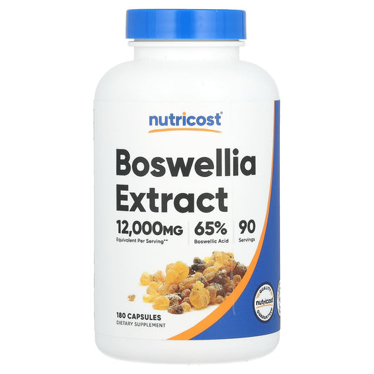 Nutricost-Boswellia Extract-12,000 mg-180 Capsules (6,000 mg per Capsule)