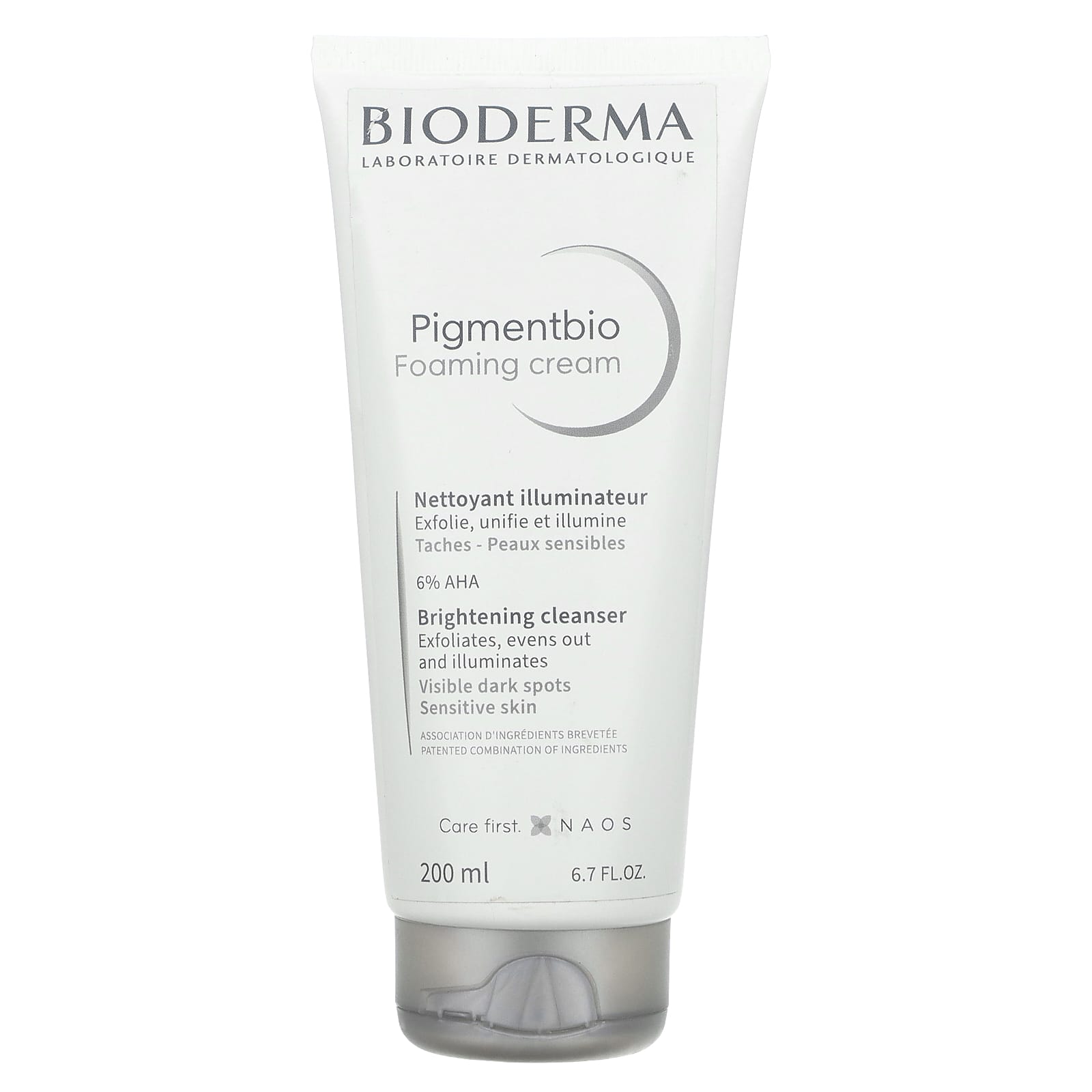 Bioderma-Pigmentbio-Foaming Cream-Brightening Cleanser-6.7 fl oz (200 ml)