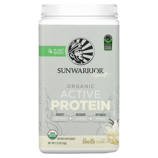 Sunwarrior-Sport-Organic Active Protein-Vanilla-2.2 lb (1 kg)