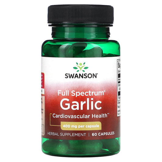 Swanson-Full Spectrum Garlic-400 mg-60 Capsules