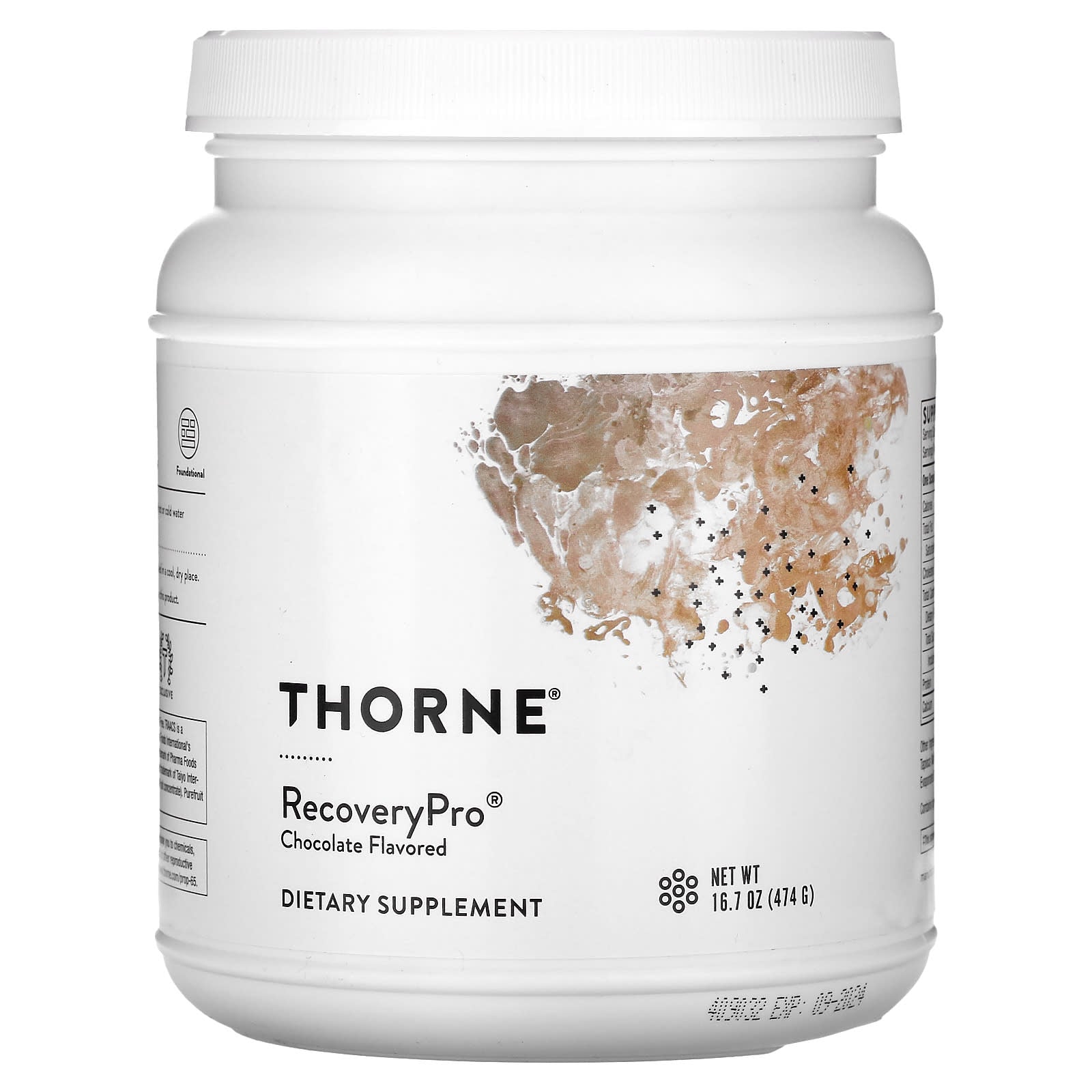 Thorne-RecoveryPro-Chocolate-16.7 oz (474 g)