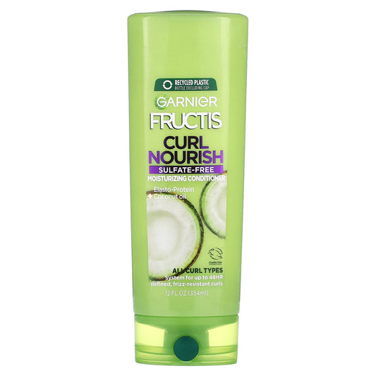 Garnier-Fructis-Curl Nourish-Moisturizing Conditioner-All Curl Types-12 fl oz (354 ml)