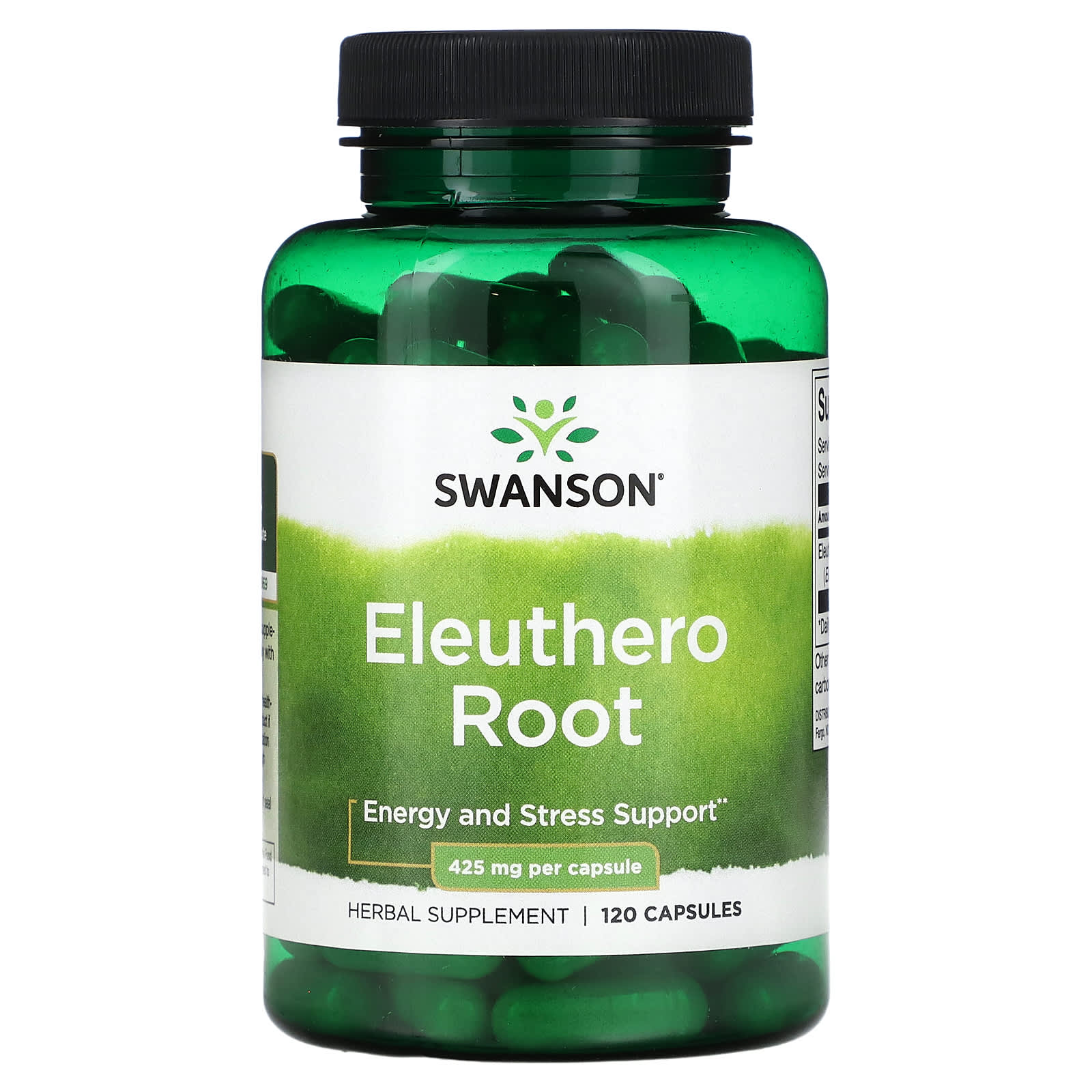 Swanson-Eleuthero Root-425 mg-120 Capsules