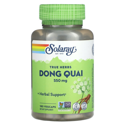 Solaray-True Herbs-Dong Quai -550 mg-180 VegCaps