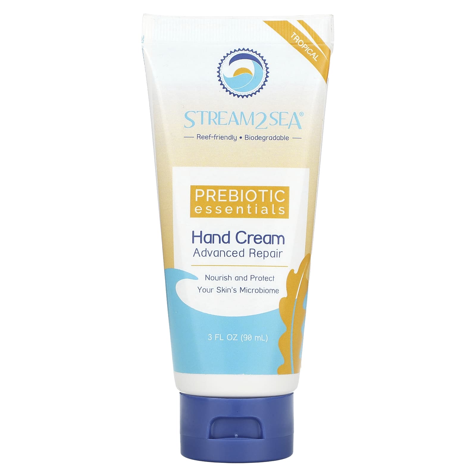 Stream2Sea-Prebiotic Essentials-Hand Cream-Tropical-3 fl oz (90 ml)