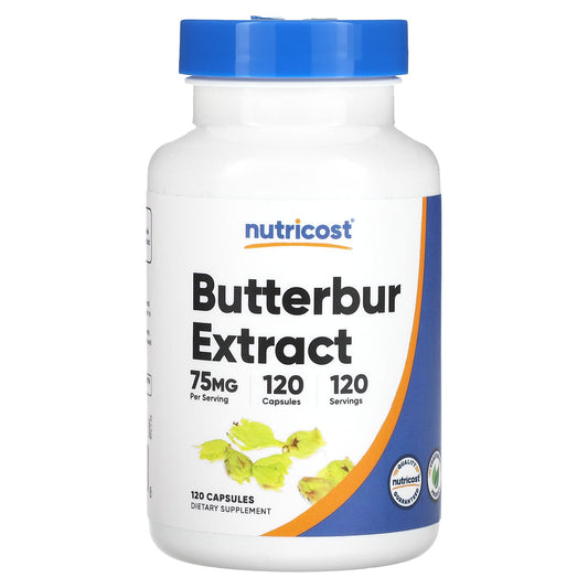 Nutricost-Butterbur Extract-75 mg-120 Capsules