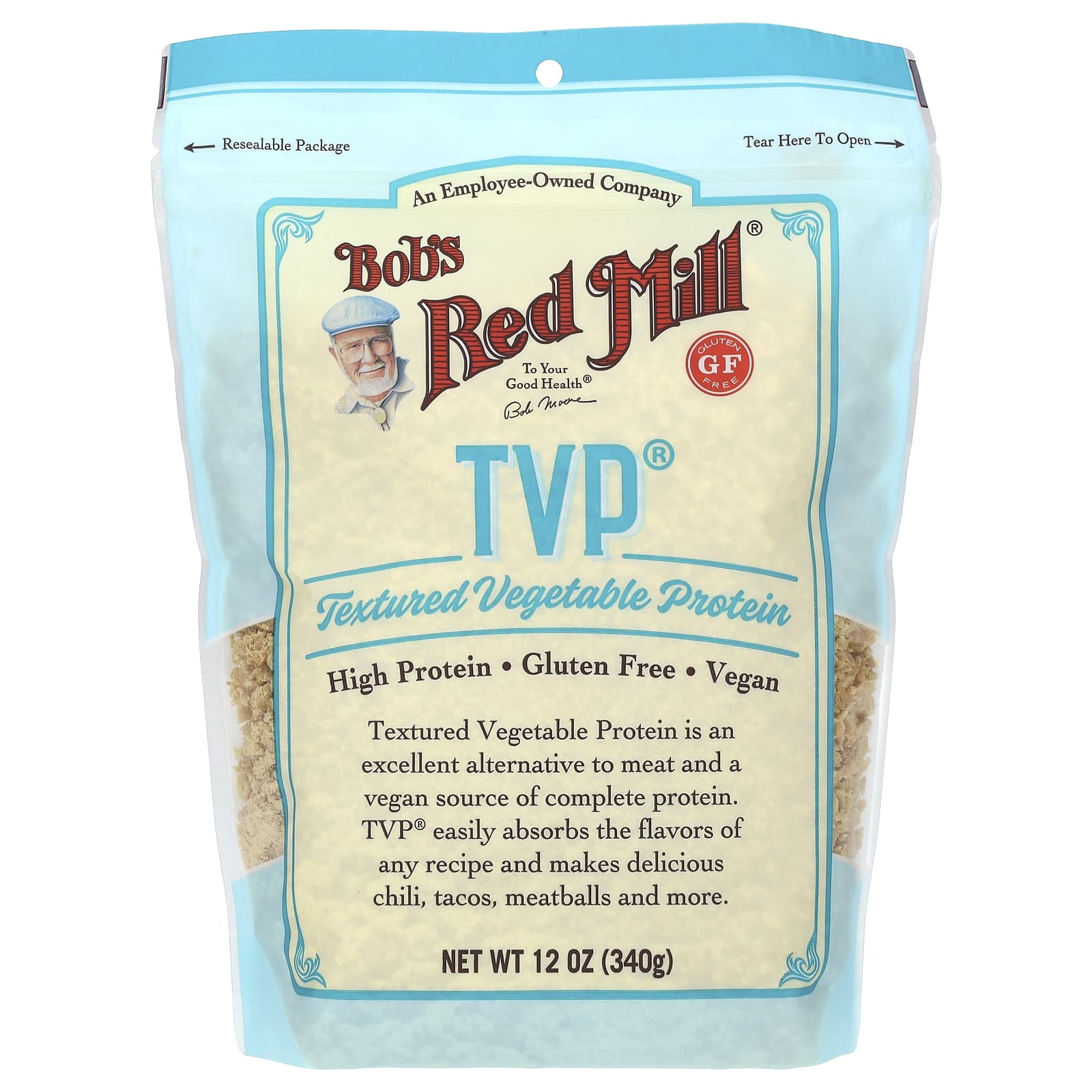 Bob's Red Mill-TVP-Gluten Free-12 oz (340 g)