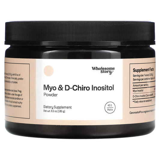 Wholesome Story-Myo & D-Chiro Inositol Powder-6.5 oz (185 g)