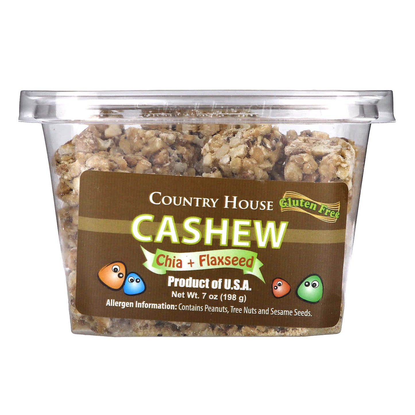 Country House-Cashew-Chia + Flaxseed -7 oz (198 g)