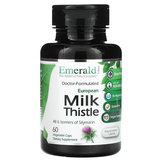 Emerald Laboratories-European Milk Thistle-60 Vegetable Caps