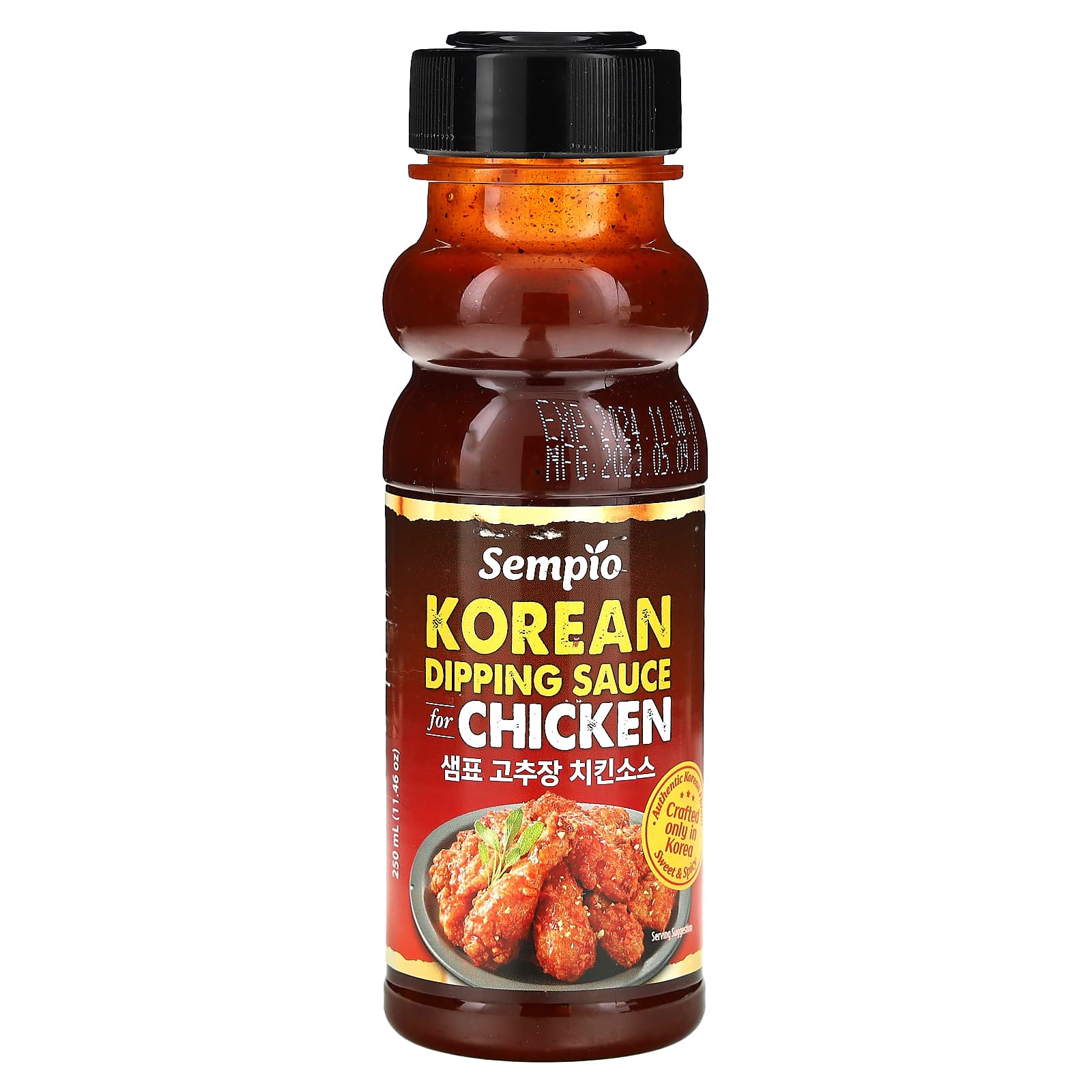 Sempio-Korean Dipping Sauce for Chicken-Sweet & Spicy-11.46 oz (250 ml)