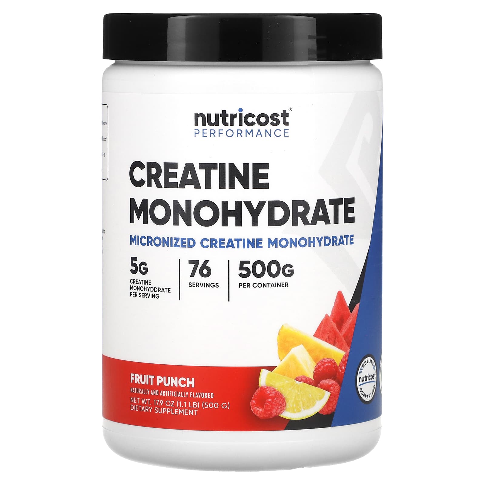 Nutricost-Performance-Creatine Monohydrate-Fruit Punch-1.1 lb (500 g)