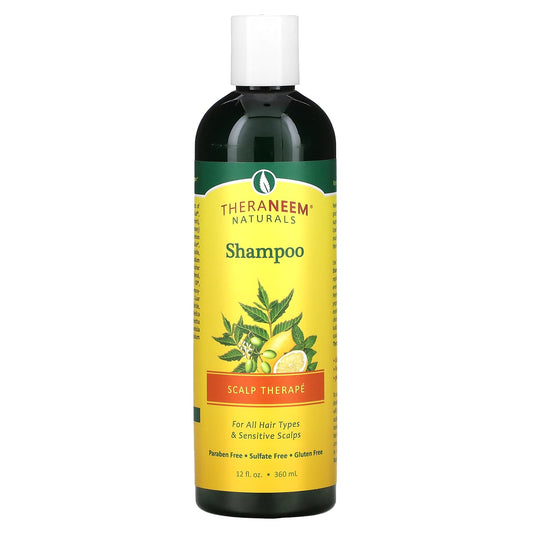 Organix South-TheraNeem Naturals-Scalp Therape Shampoo-For All Hair Types & Sensitive Scalps-12 fl oz (360 ml)