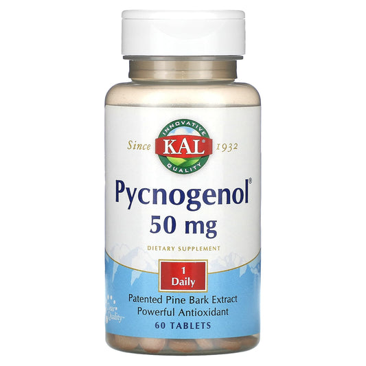 KAL-Pycnogenol-50 mg-60 Tablets