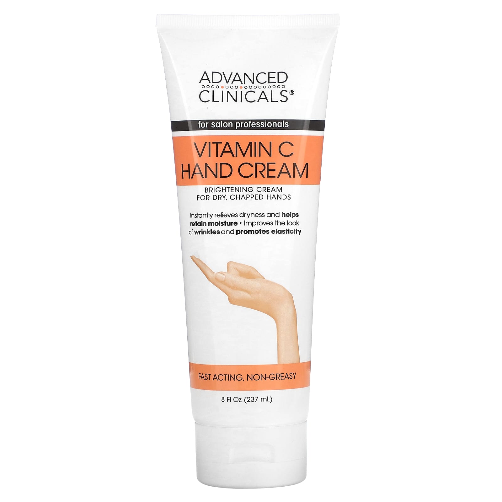 Advanced Clinicals-Vitamin C Hand Cream-8 fl oz (237 ml)