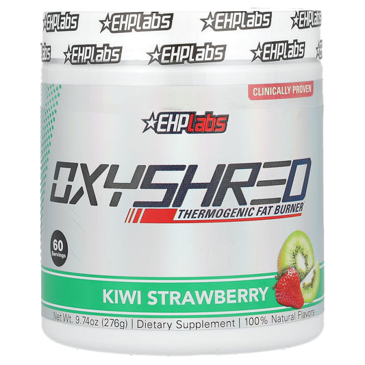 EHPlabs-OxyShred-Thermogenic Fat Burner-Kiwi Strawberry-9.74 oz (276 g)