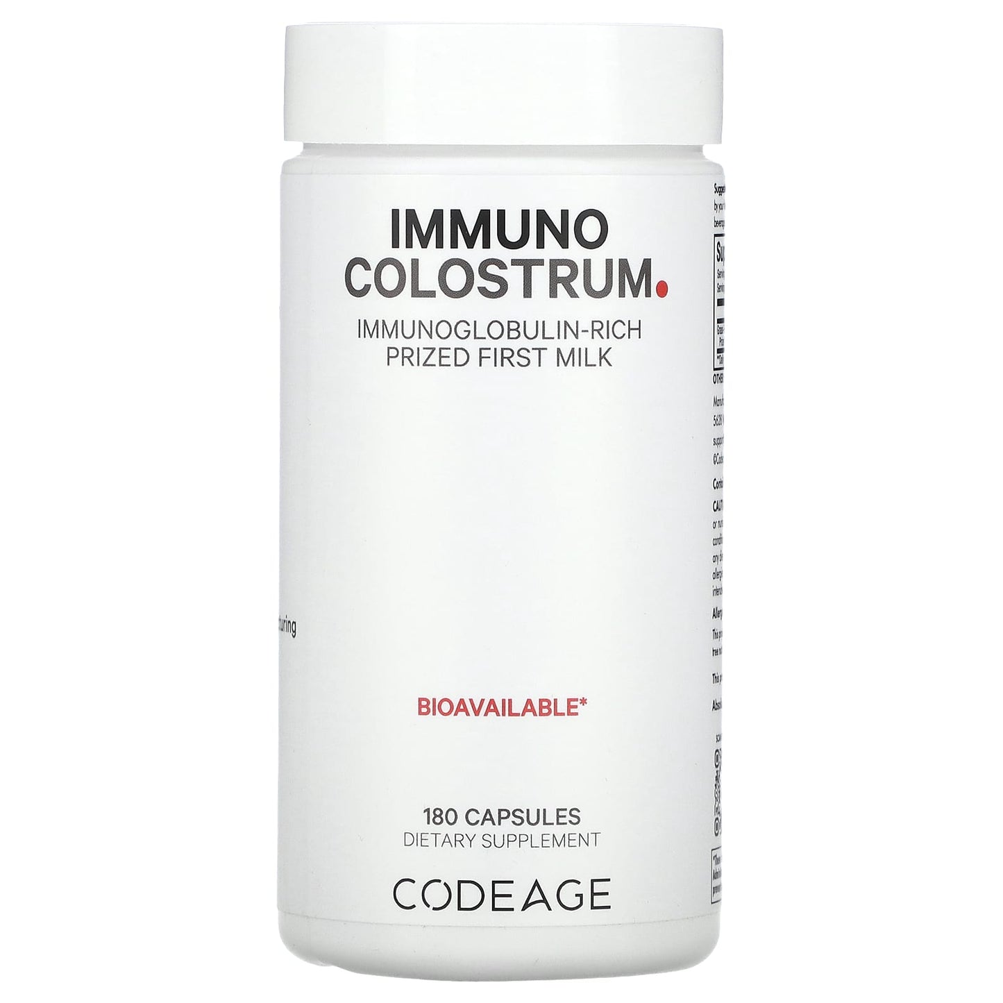 Codeage-Immuno Colostrum-180 Capsules