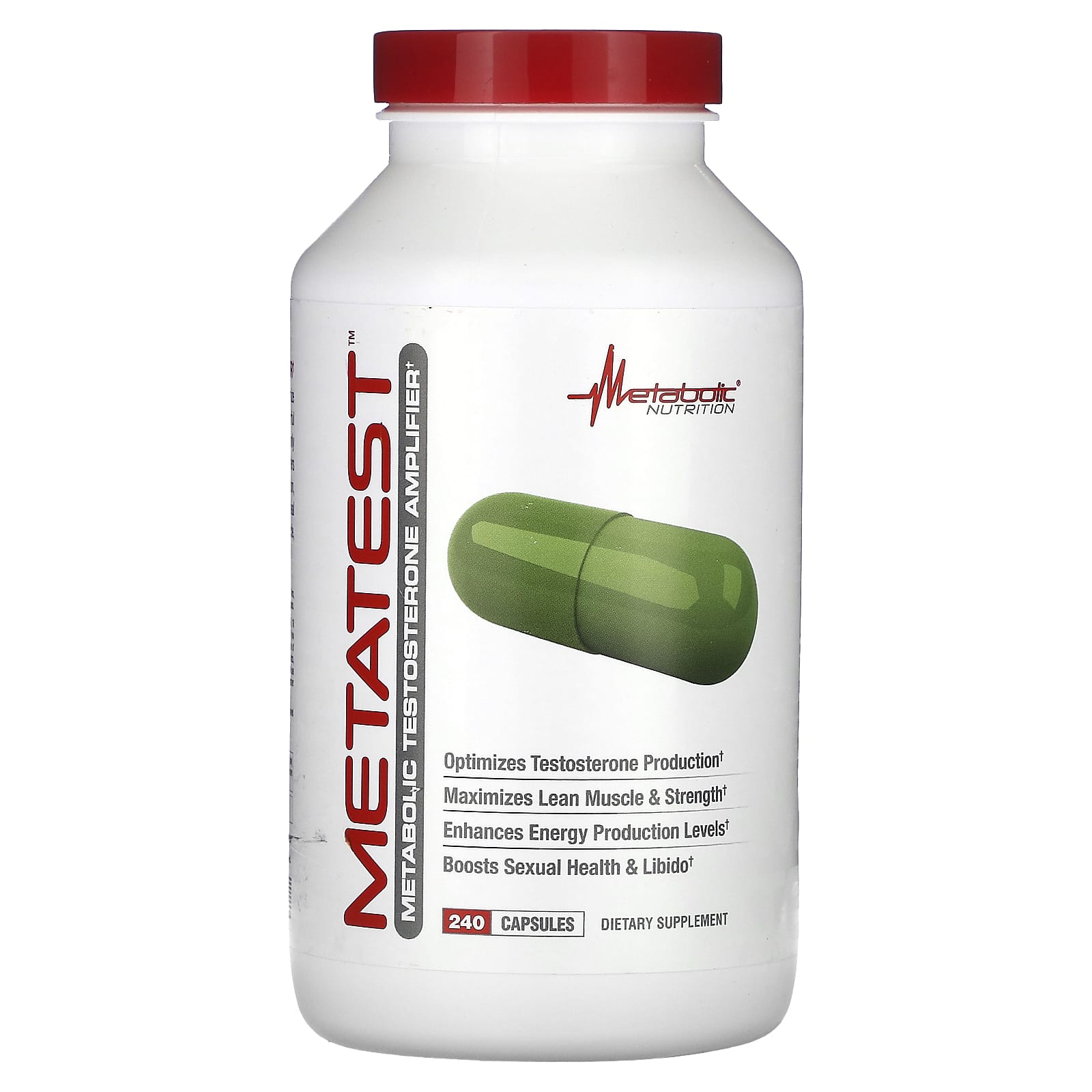 Metabolic Nutrition-Metatest-240 Capsules