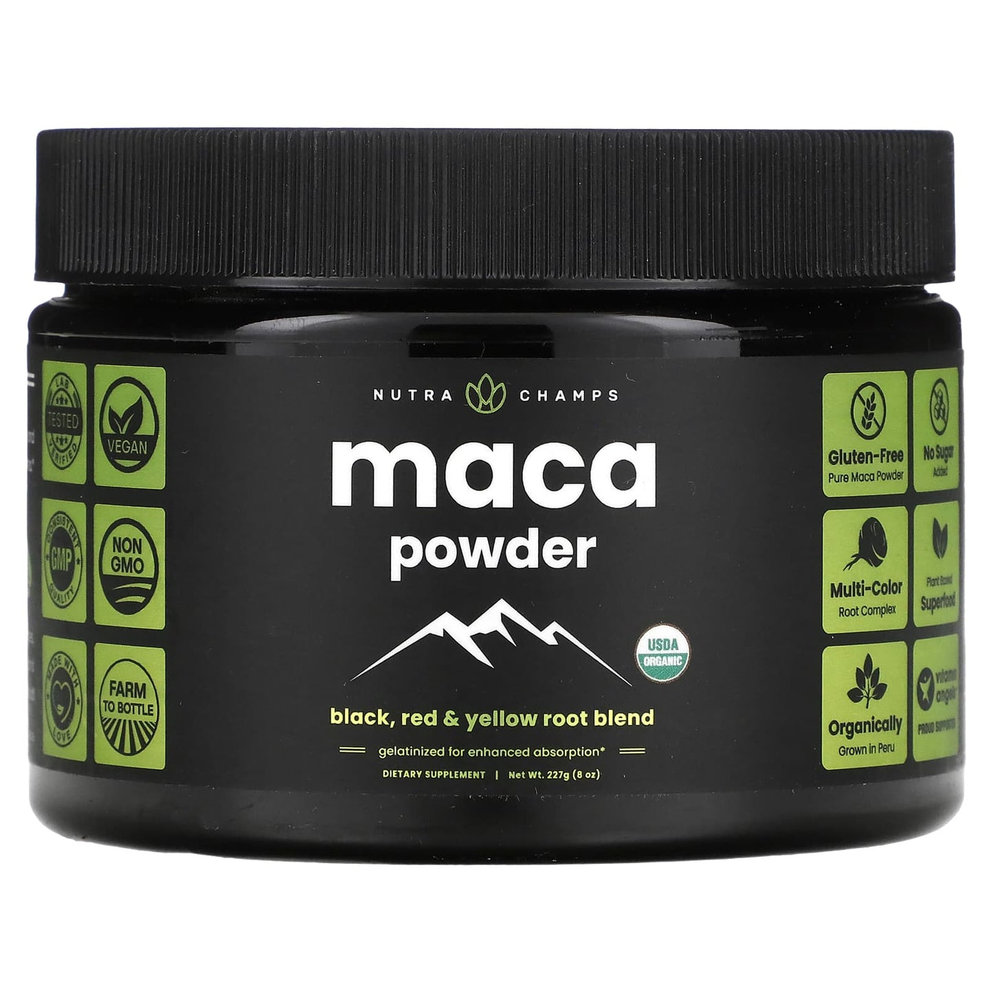 NutraChamps-Maca Powder-8 oz (227 g)