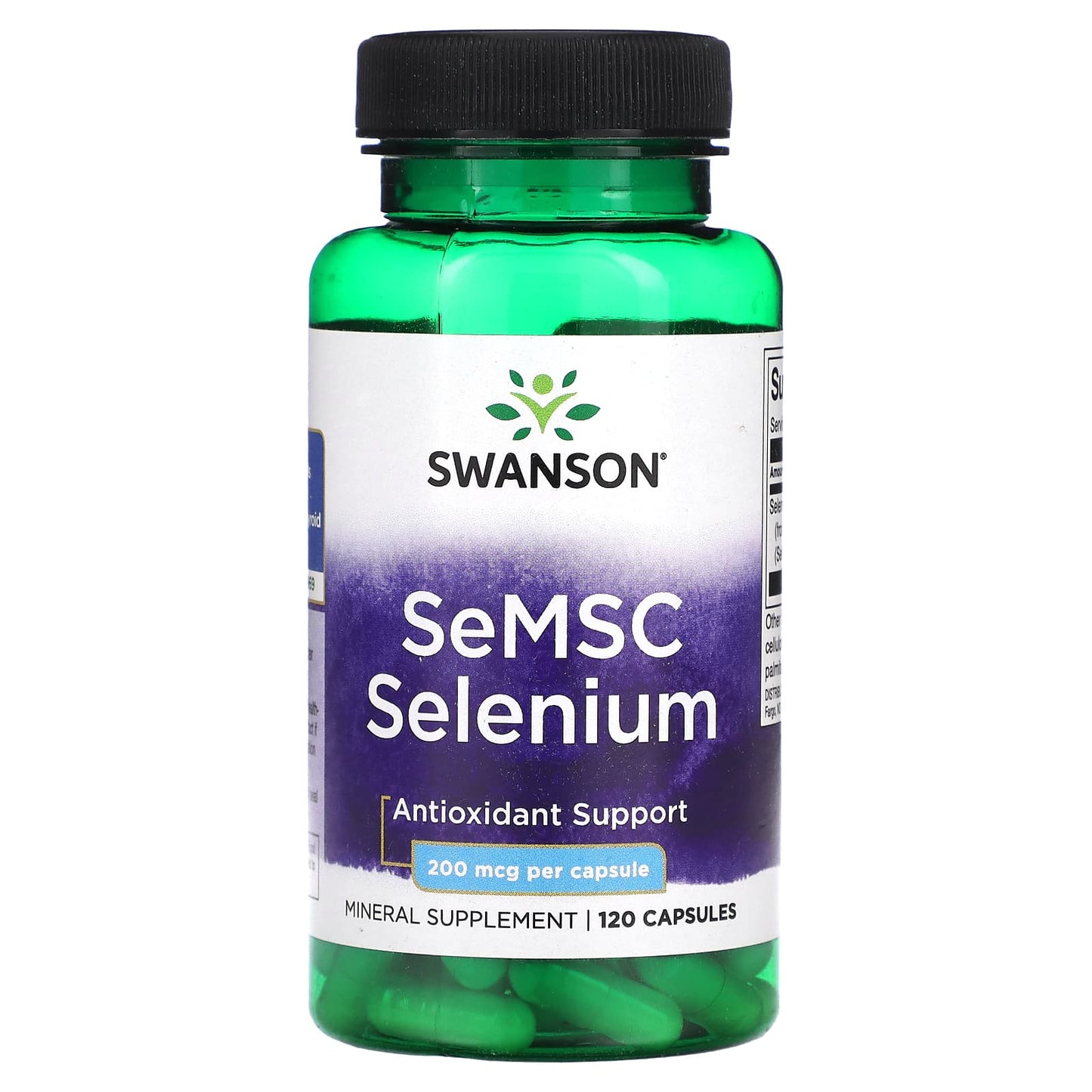 Swanson-SeMSC Selenium-200 mcg-120 Capsules