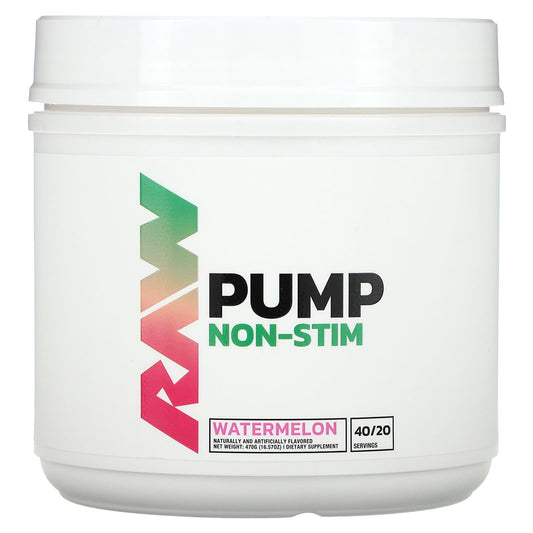 Raw Nutrition-Pump-Non-Stim-Watermelon-16.57 oz (470 g)