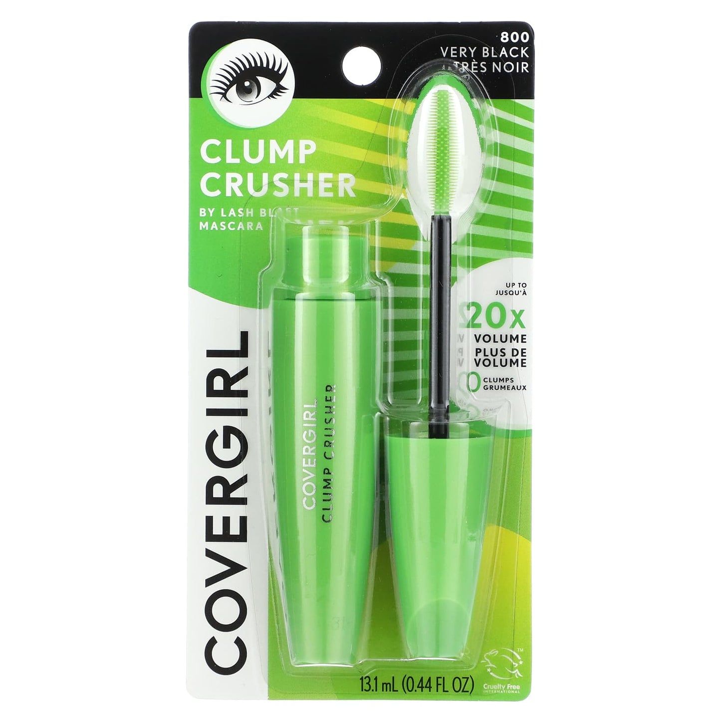 Covergirl, Lash Blast, Clump Crusher Mascara, 800 Very Black, 0.44 oz (13.1 ml)