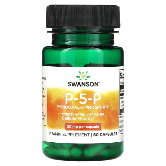 Swanson-P-5-P-20 mg-60 Capsules