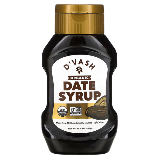 D'vash Organics-Organic Date Syrup-16.6 oz (470 g)