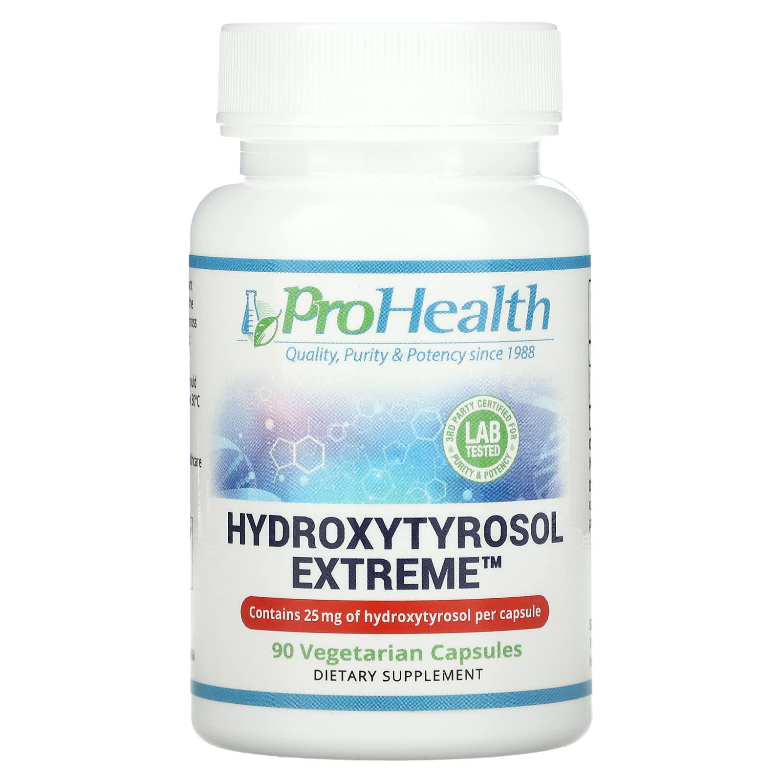 ProHealth Longevity-Hydroxytyrosol Extreme-25 mg-90 Vegetarian Capsules