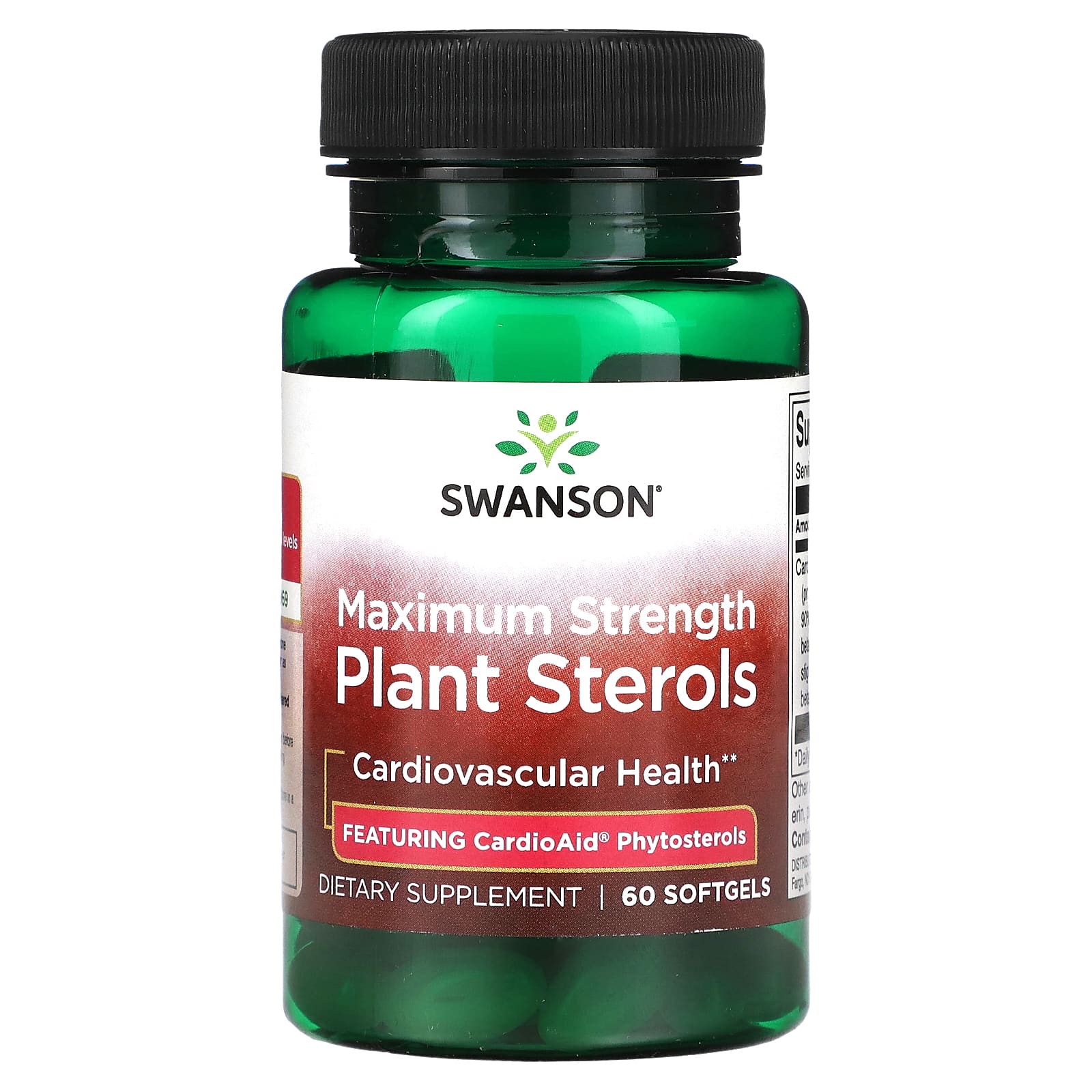 Swanson-Plant Sterols-Maximum Strength-60 Softgels